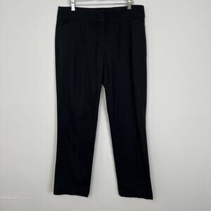 Eileen Fisher Pants Women’s Size Small Black Organic Cotton Spandex Chino Office